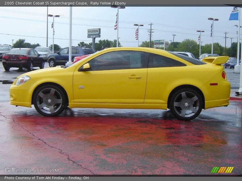 Rally Yellow / Ebony 2005 Chevrolet Cobalt SS Supercharged Coupe
