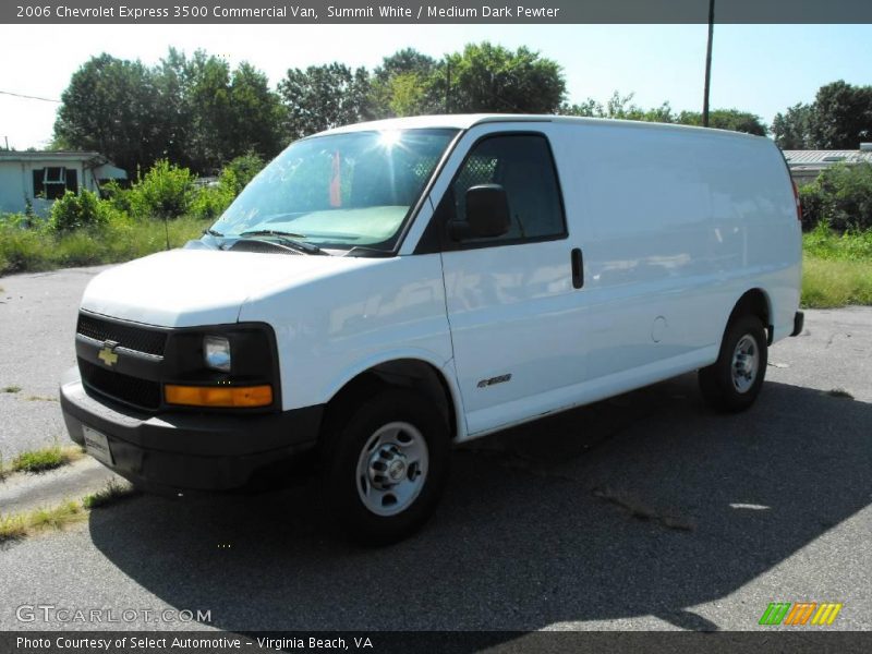 Summit White / Medium Dark Pewter 2006 Chevrolet Express 3500 Commercial Van