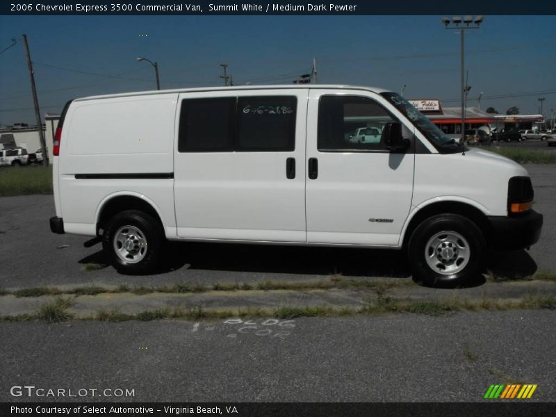 Summit White / Medium Dark Pewter 2006 Chevrolet Express 3500 Commercial Van