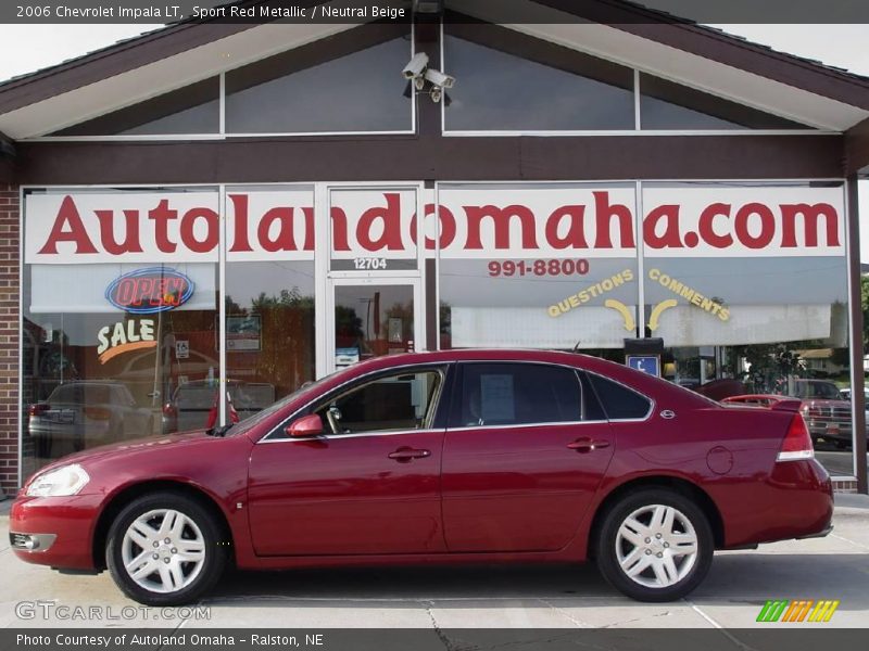 Sport Red Metallic / Neutral Beige 2006 Chevrolet Impala LT