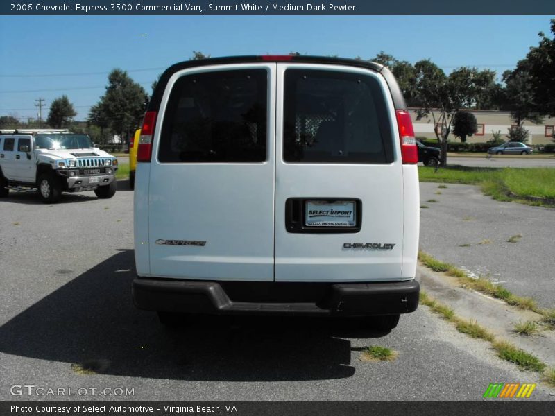 Summit White / Medium Dark Pewter 2006 Chevrolet Express 3500 Commercial Van