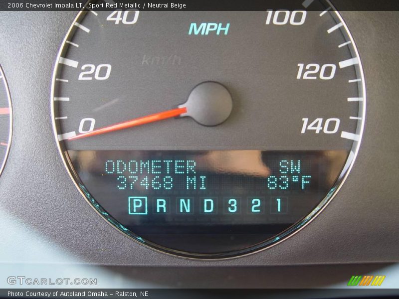 Sport Red Metallic / Neutral Beige 2006 Chevrolet Impala LT