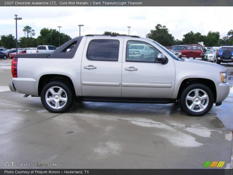 Gold Mist Metallic / Dark Titanium/Light Titanium 2007 Chevrolet Avalanche LTZ