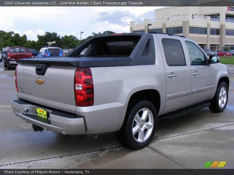 Gold Mist Metallic / Dark Titanium/Light Titanium 2007 Chevrolet Avalanche LTZ