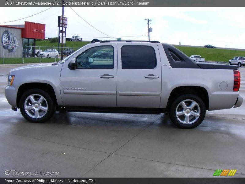 Gold Mist Metallic / Dark Titanium/Light Titanium 2007 Chevrolet Avalanche LTZ
