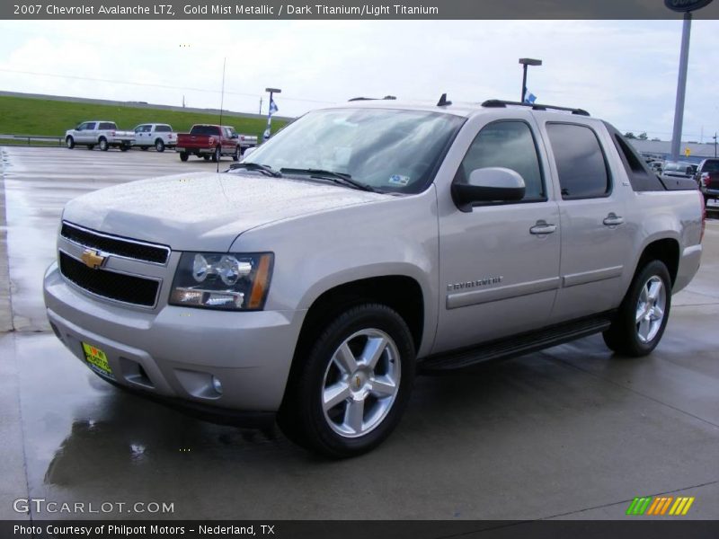 Gold Mist Metallic / Dark Titanium/Light Titanium 2007 Chevrolet Avalanche LTZ