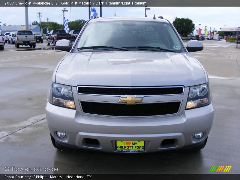 Gold Mist Metallic / Dark Titanium/Light Titanium 2007 Chevrolet Avalanche LTZ