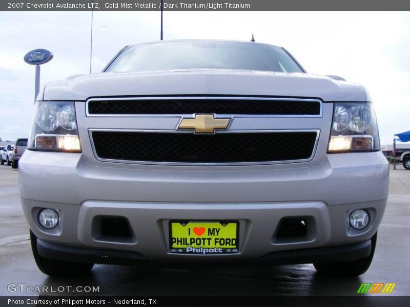 Gold Mist Metallic / Dark Titanium/Light Titanium 2007 Chevrolet Avalanche LTZ