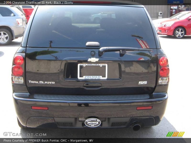 Black / Ebony 2008 Chevrolet TrailBlazer SS 4x4