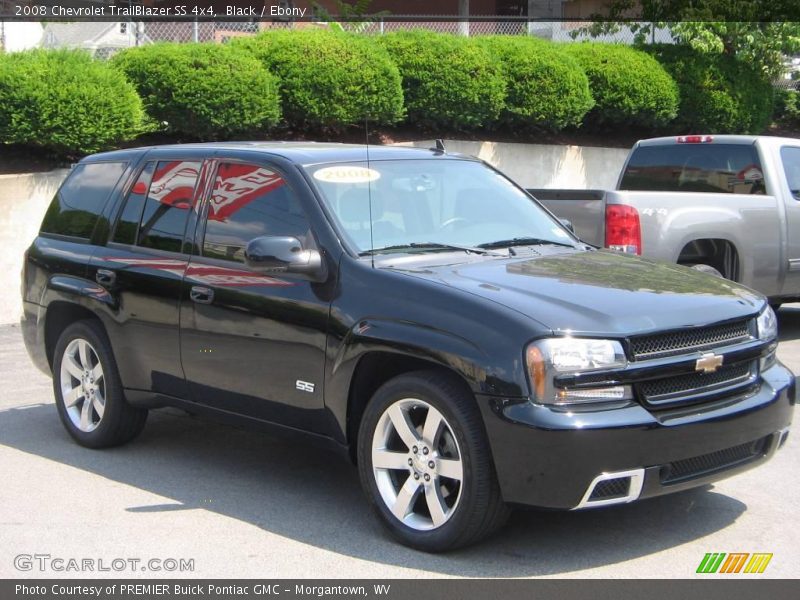 Black / Ebony 2008 Chevrolet TrailBlazer SS 4x4