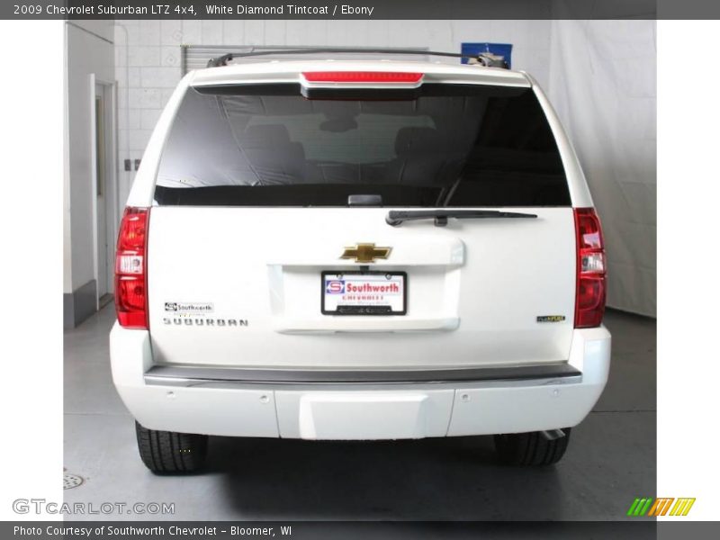 White Diamond Tintcoat / Ebony 2009 Chevrolet Suburban LTZ 4x4