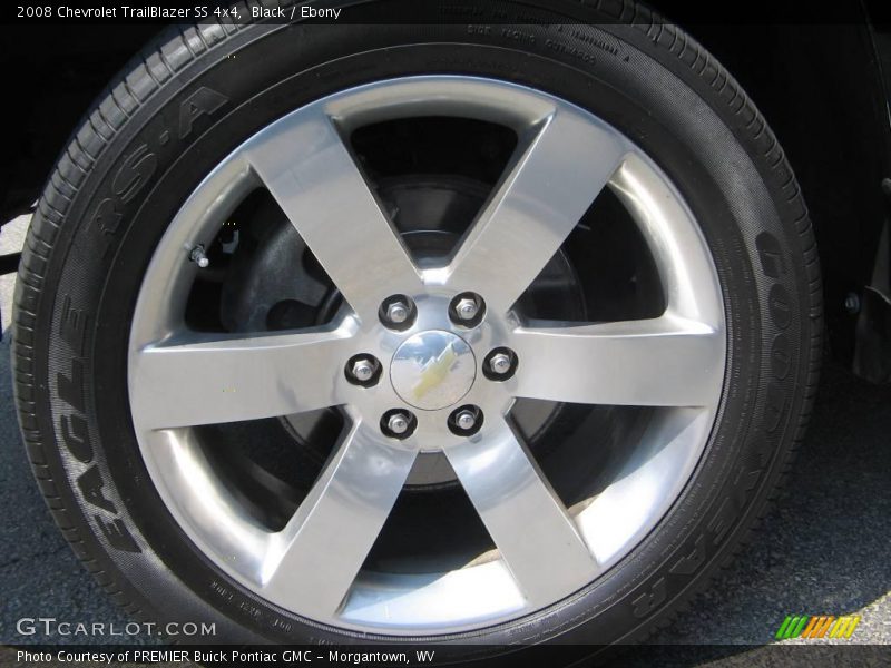Black / Ebony 2008 Chevrolet TrailBlazer SS 4x4