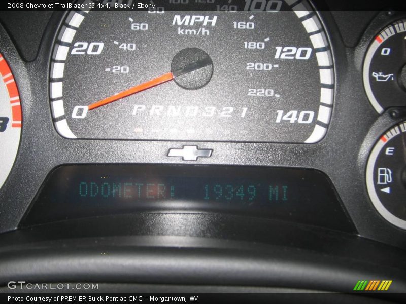 Black / Ebony 2008 Chevrolet TrailBlazer SS 4x4