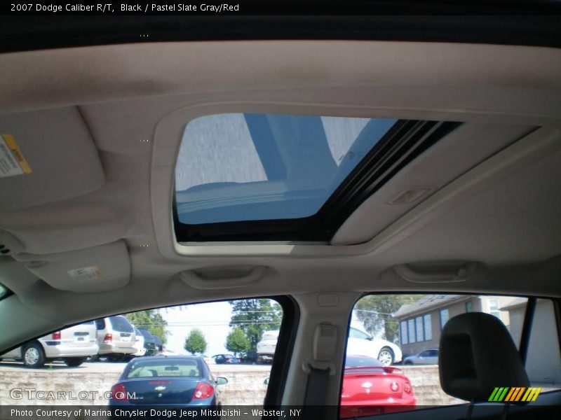 Black / Pastel Slate Gray/Red 2007 Dodge Caliber R/T