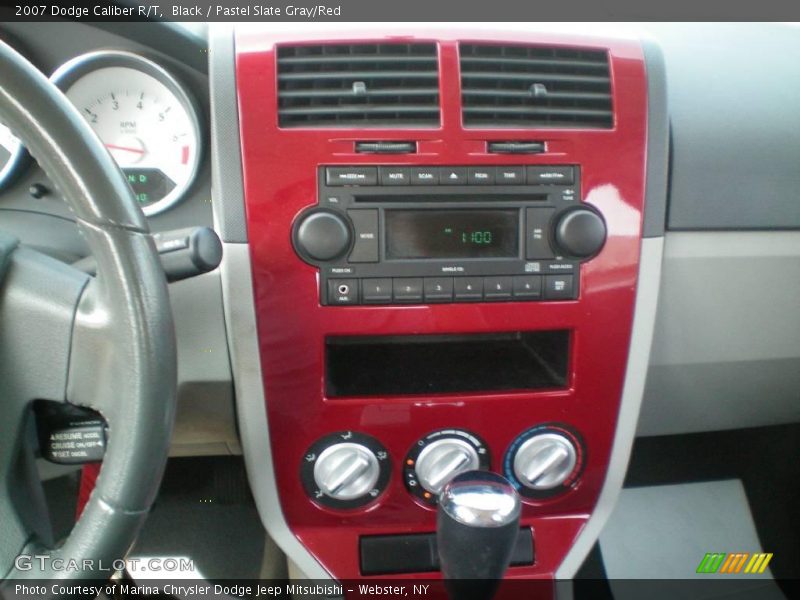 Black / Pastel Slate Gray/Red 2007 Dodge Caliber R/T