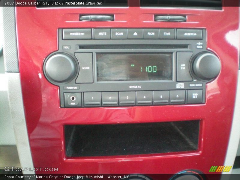 Black / Pastel Slate Gray/Red 2007 Dodge Caliber R/T
