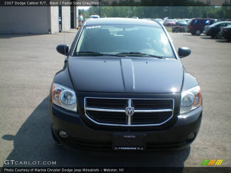 Black / Pastel Slate Gray/Red 2007 Dodge Caliber R/T