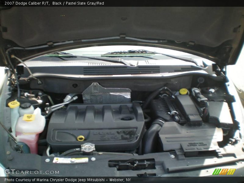 Black / Pastel Slate Gray/Red 2007 Dodge Caliber R/T