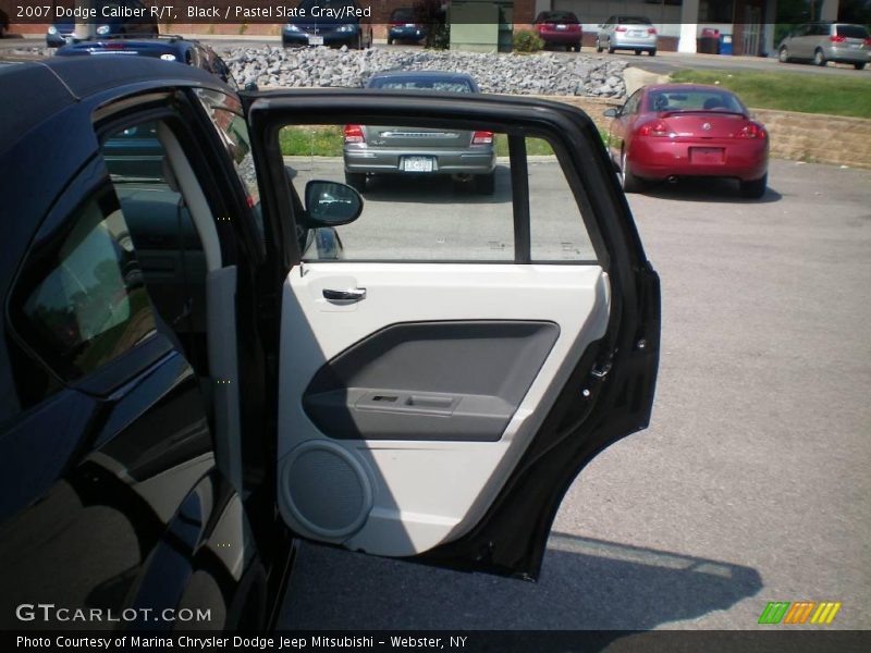 Black / Pastel Slate Gray/Red 2007 Dodge Caliber R/T