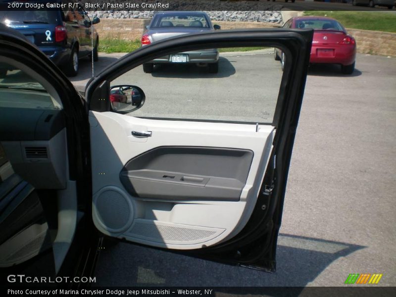 Black / Pastel Slate Gray/Red 2007 Dodge Caliber R/T