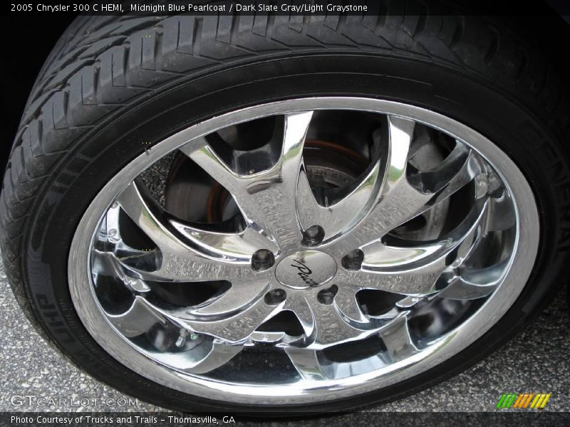 Midnight Blue Pearlcoat / Dark Slate Gray/Light Graystone 2005 Chrysler 300 C HEMI