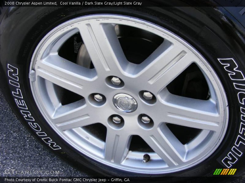 Cool Vanilla / Dark Slate Gray/Light Slate Gray 2008 Chrysler Aspen Limited