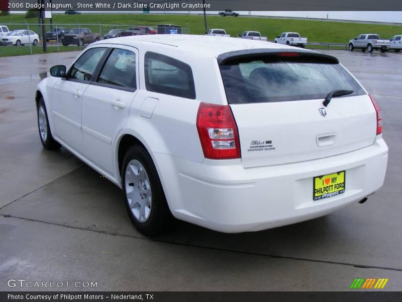 Stone White / Dark Slate Gray/Light Graystone 2006 Dodge Magnum