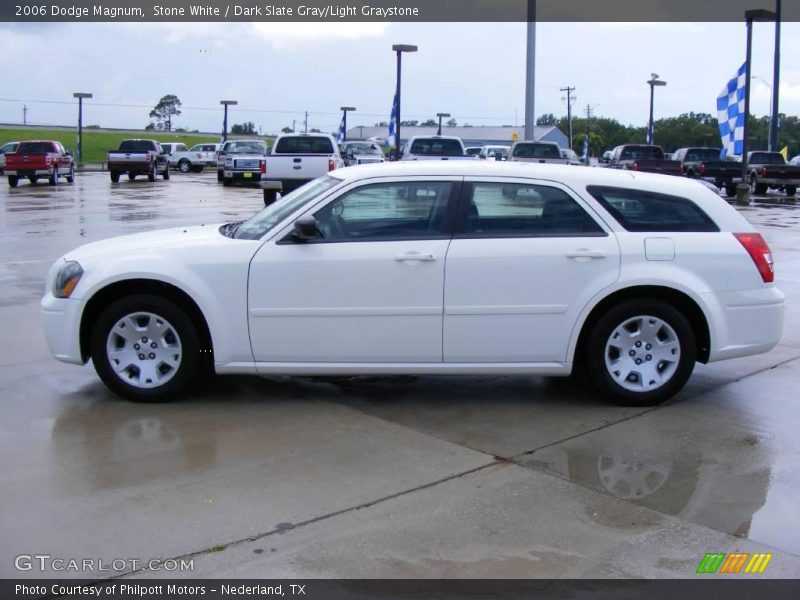 Stone White / Dark Slate Gray/Light Graystone 2006 Dodge Magnum