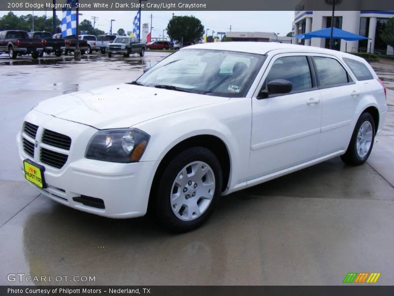 Stone White / Dark Slate Gray/Light Graystone 2006 Dodge Magnum