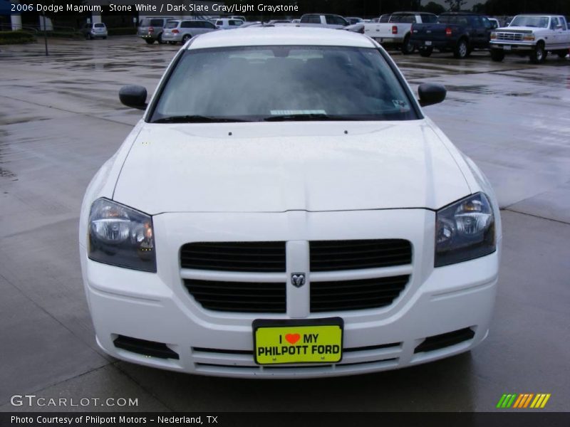 Stone White / Dark Slate Gray/Light Graystone 2006 Dodge Magnum