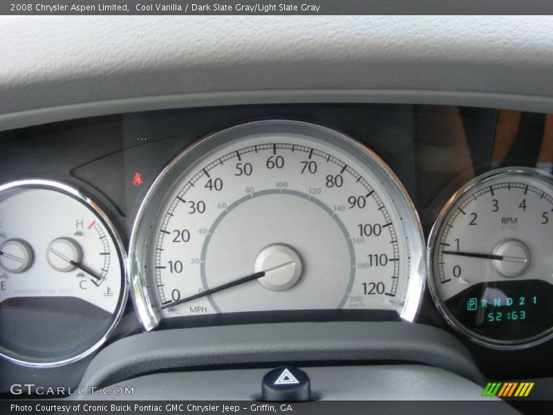 Cool Vanilla / Dark Slate Gray/Light Slate Gray 2008 Chrysler Aspen Limited