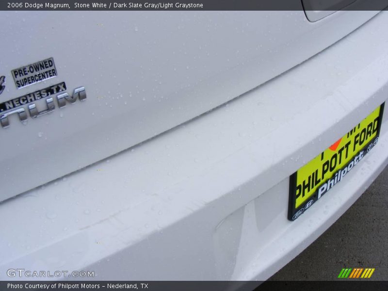 Stone White / Dark Slate Gray/Light Graystone 2006 Dodge Magnum