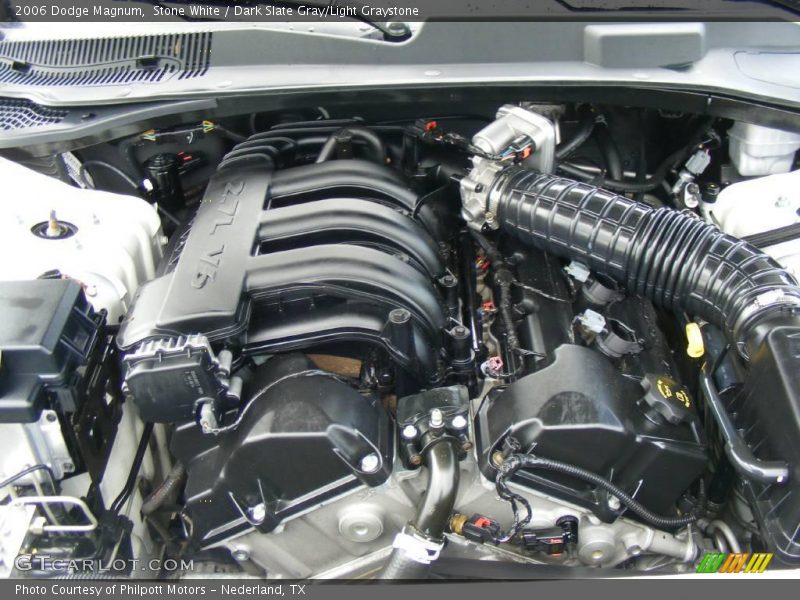 Stone White / Dark Slate Gray/Light Graystone 2006 Dodge Magnum