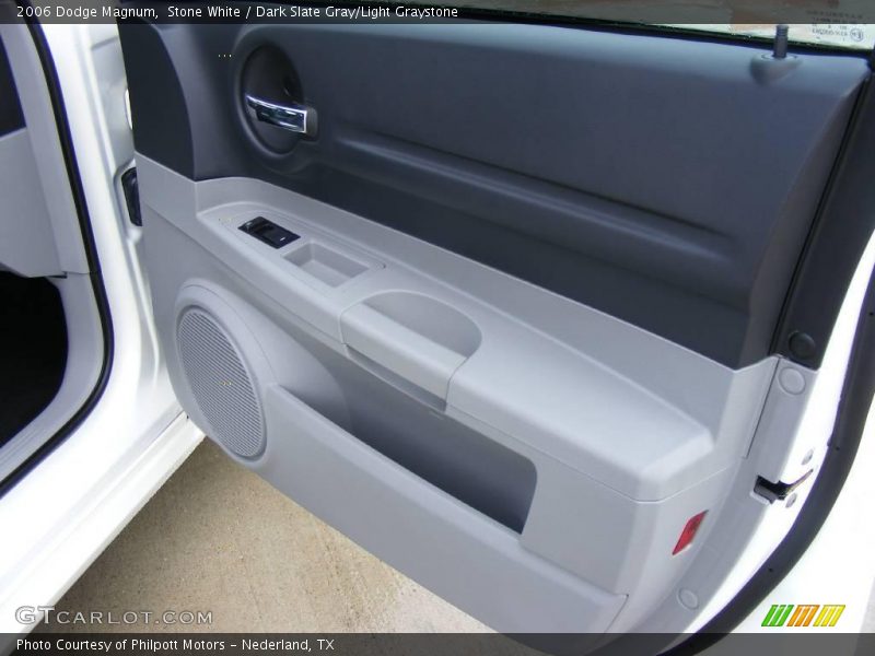 Stone White / Dark Slate Gray/Light Graystone 2006 Dodge Magnum