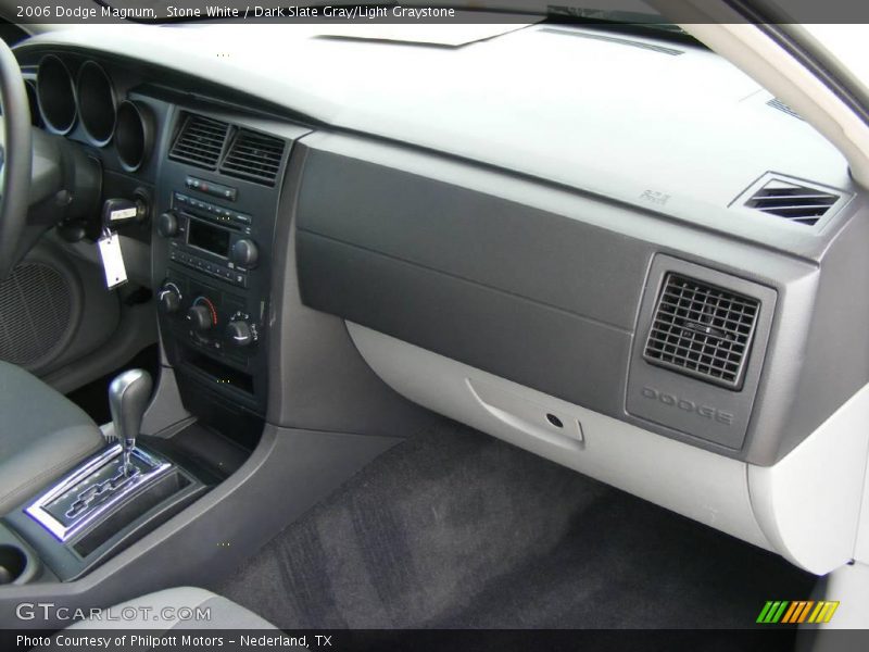 Stone White / Dark Slate Gray/Light Graystone 2006 Dodge Magnum