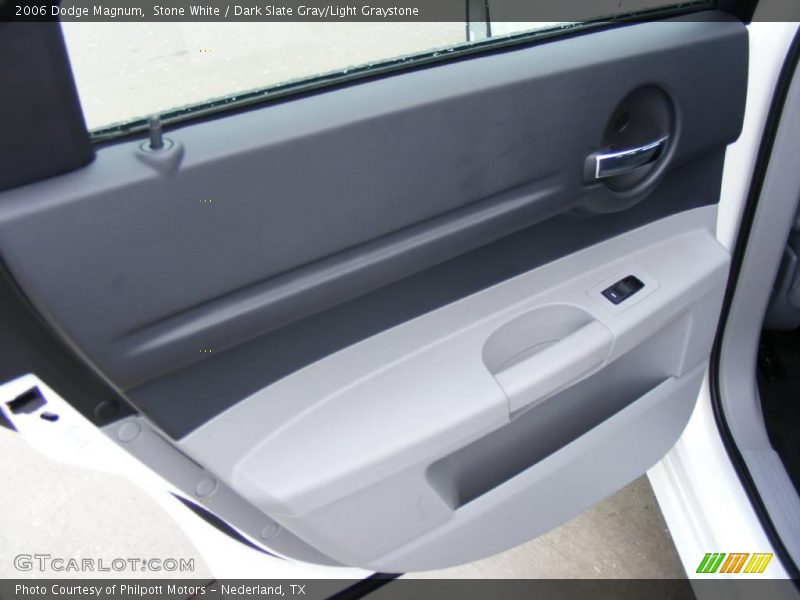 Stone White / Dark Slate Gray/Light Graystone 2006 Dodge Magnum