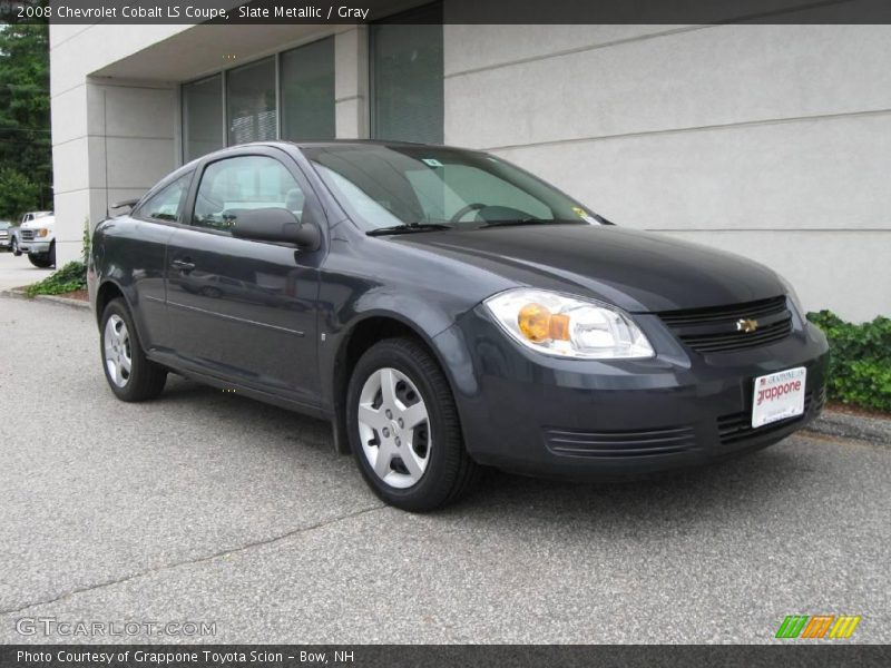 Slate Metallic / Gray 2008 Chevrolet Cobalt LS Coupe