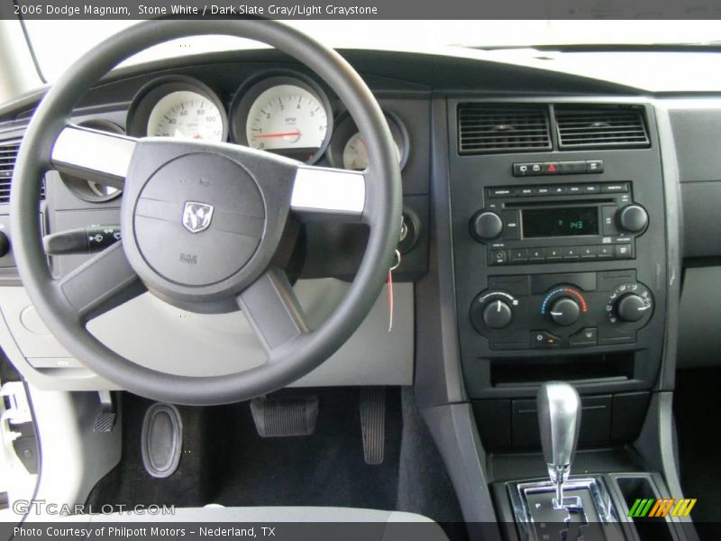 Stone White / Dark Slate Gray/Light Graystone 2006 Dodge Magnum