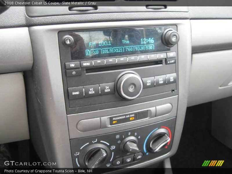 Slate Metallic / Gray 2008 Chevrolet Cobalt LS Coupe