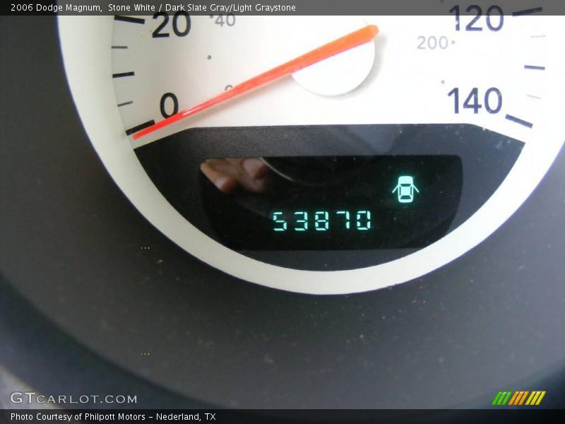 Stone White / Dark Slate Gray/Light Graystone 2006 Dodge Magnum