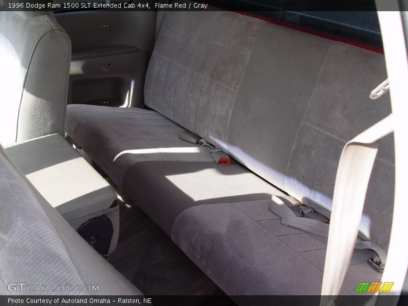 Flame Red / Gray 1996 Dodge Ram 1500 SLT Extended Cab 4x4