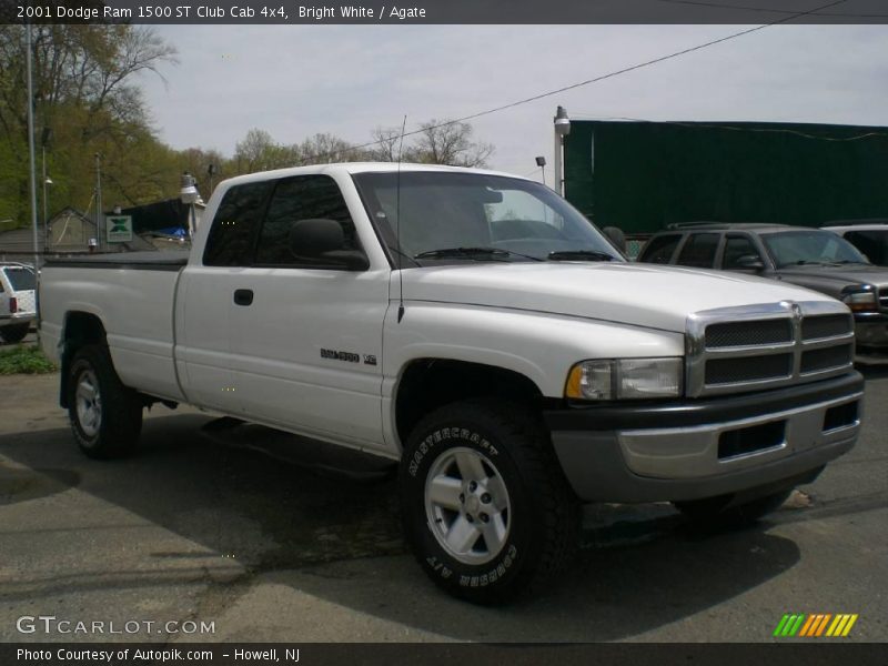 Bright White / Agate 2001 Dodge Ram 1500 ST Club Cab 4x4