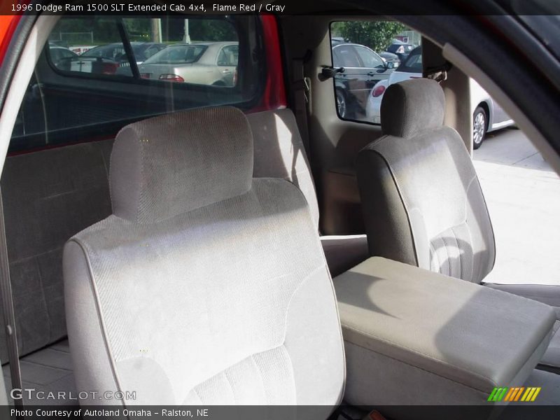 Flame Red / Gray 1996 Dodge Ram 1500 SLT Extended Cab 4x4