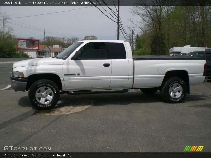 Bright White / Agate 2001 Dodge Ram 1500 ST Club Cab 4x4