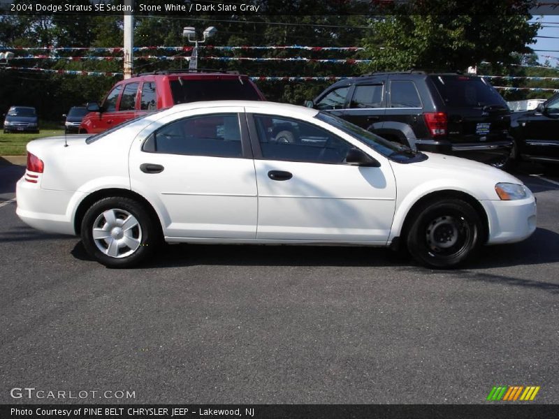 Stone White / Dark Slate Gray 2004 Dodge Stratus SE Sedan