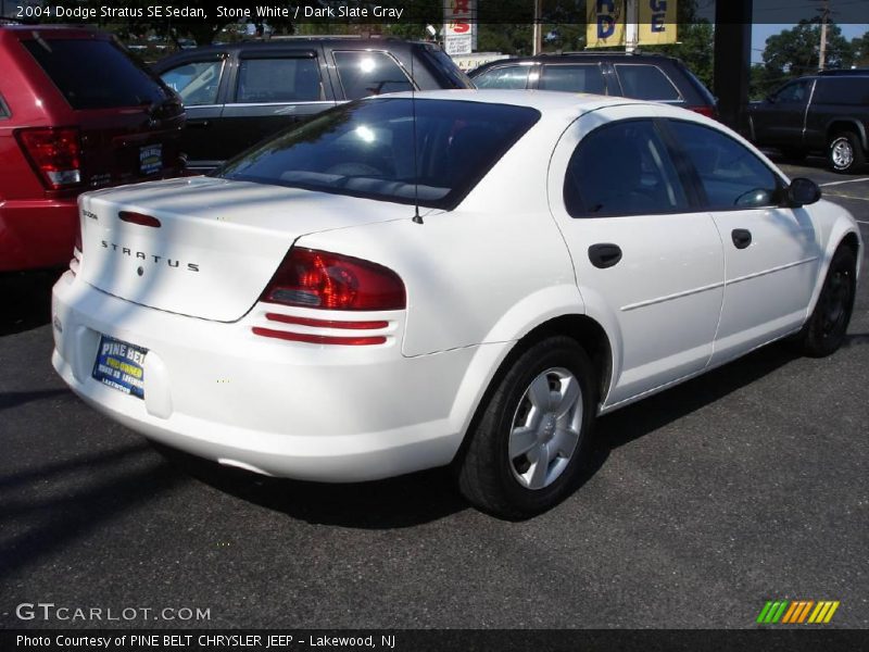 Stone White / Dark Slate Gray 2004 Dodge Stratus SE Sedan
