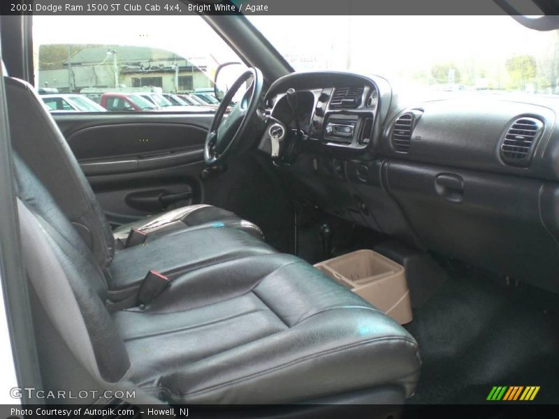 Bright White / Agate 2001 Dodge Ram 1500 ST Club Cab 4x4