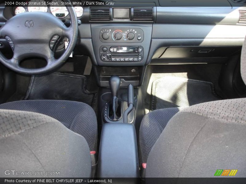 Stone White / Dark Slate Gray 2004 Dodge Stratus SE Sedan