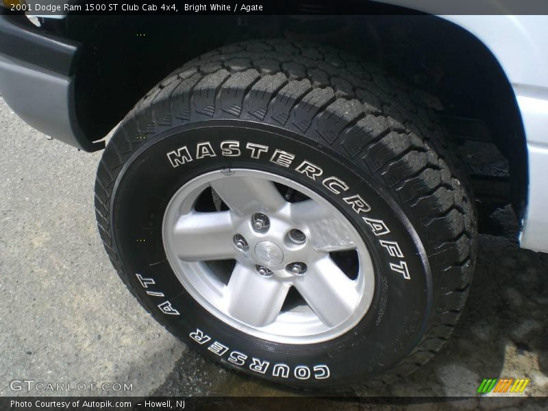 Bright White / Agate 2001 Dodge Ram 1500 ST Club Cab 4x4