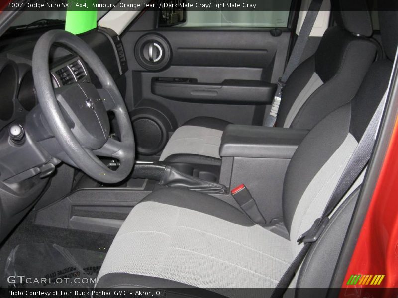 Sunburst Orange Pearl / Dark Slate Gray/Light Slate Gray 2007 Dodge Nitro SXT 4x4